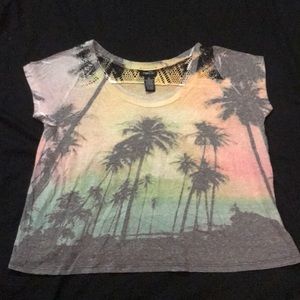 Palm Tree Crop Tee